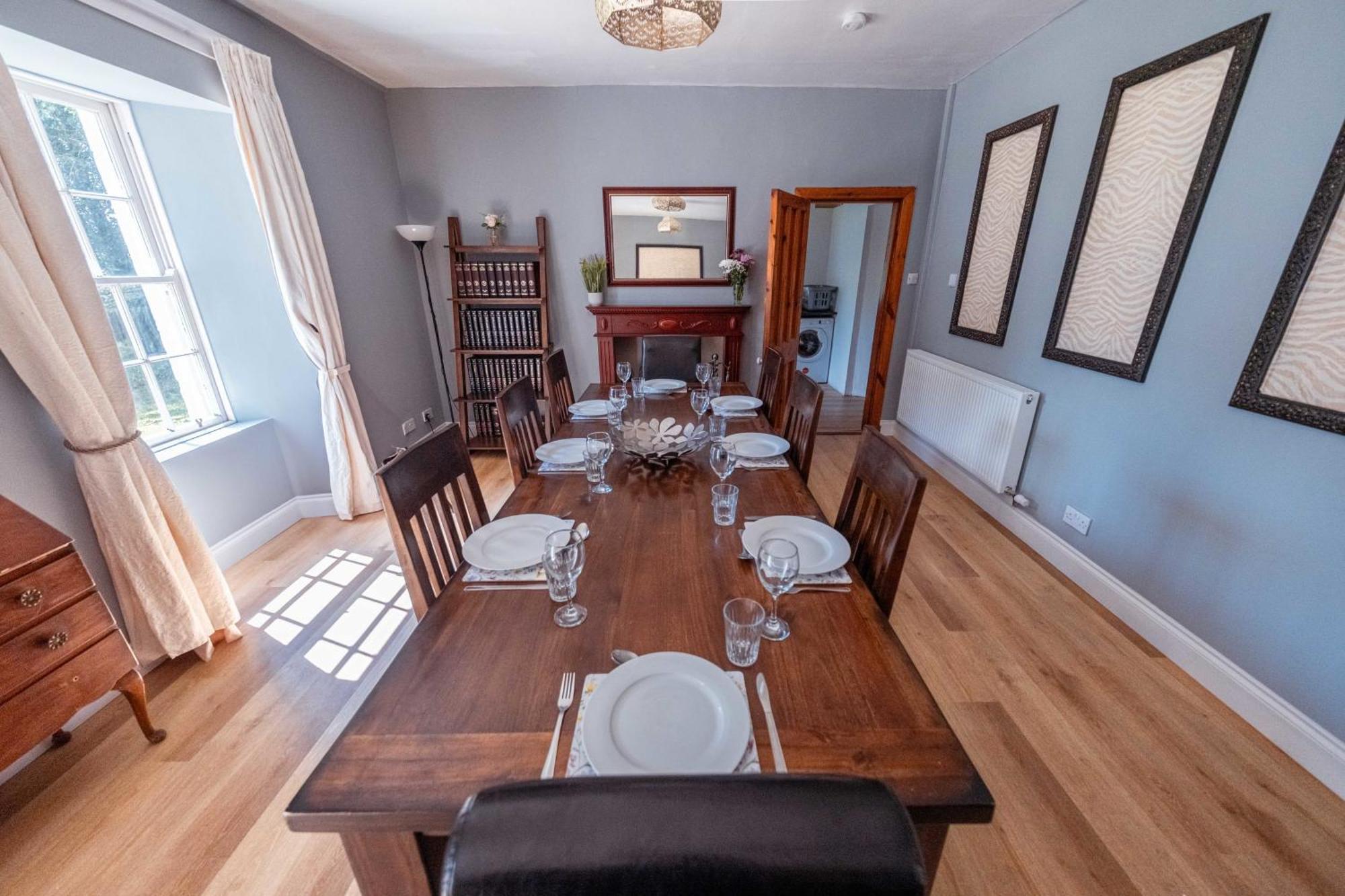Large Country House With Garden, Outdoor Spa Area & Games Room With Hot Tub And Fire Pit Wigtown Dış mekan fotoğraf