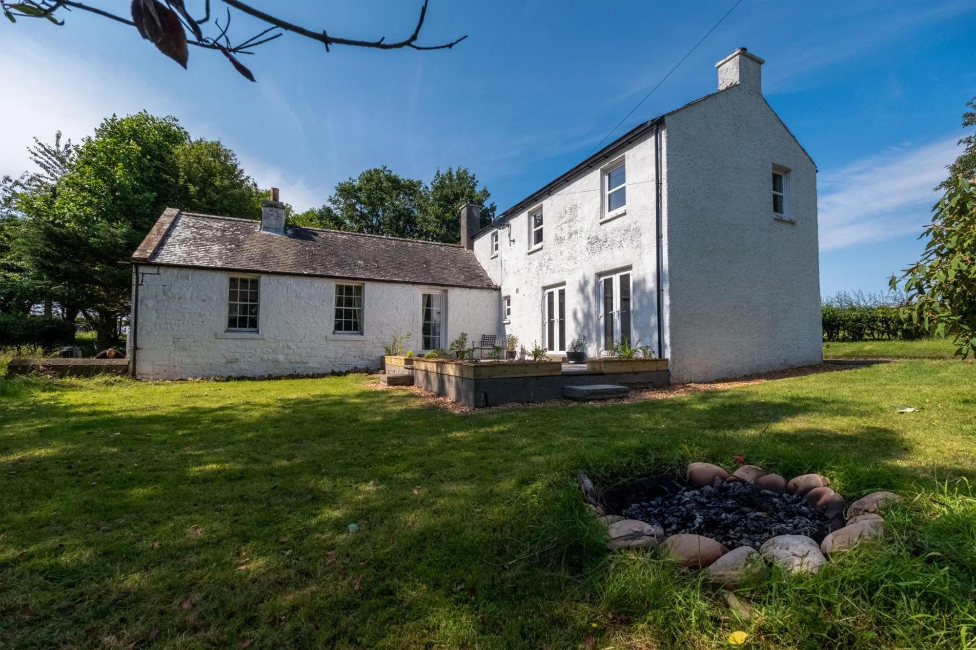 Large Country House With Garden, Outdoor Spa Area & Games Room With Hot Tub And Fire Pit Wigtown Dış mekan fotoğraf